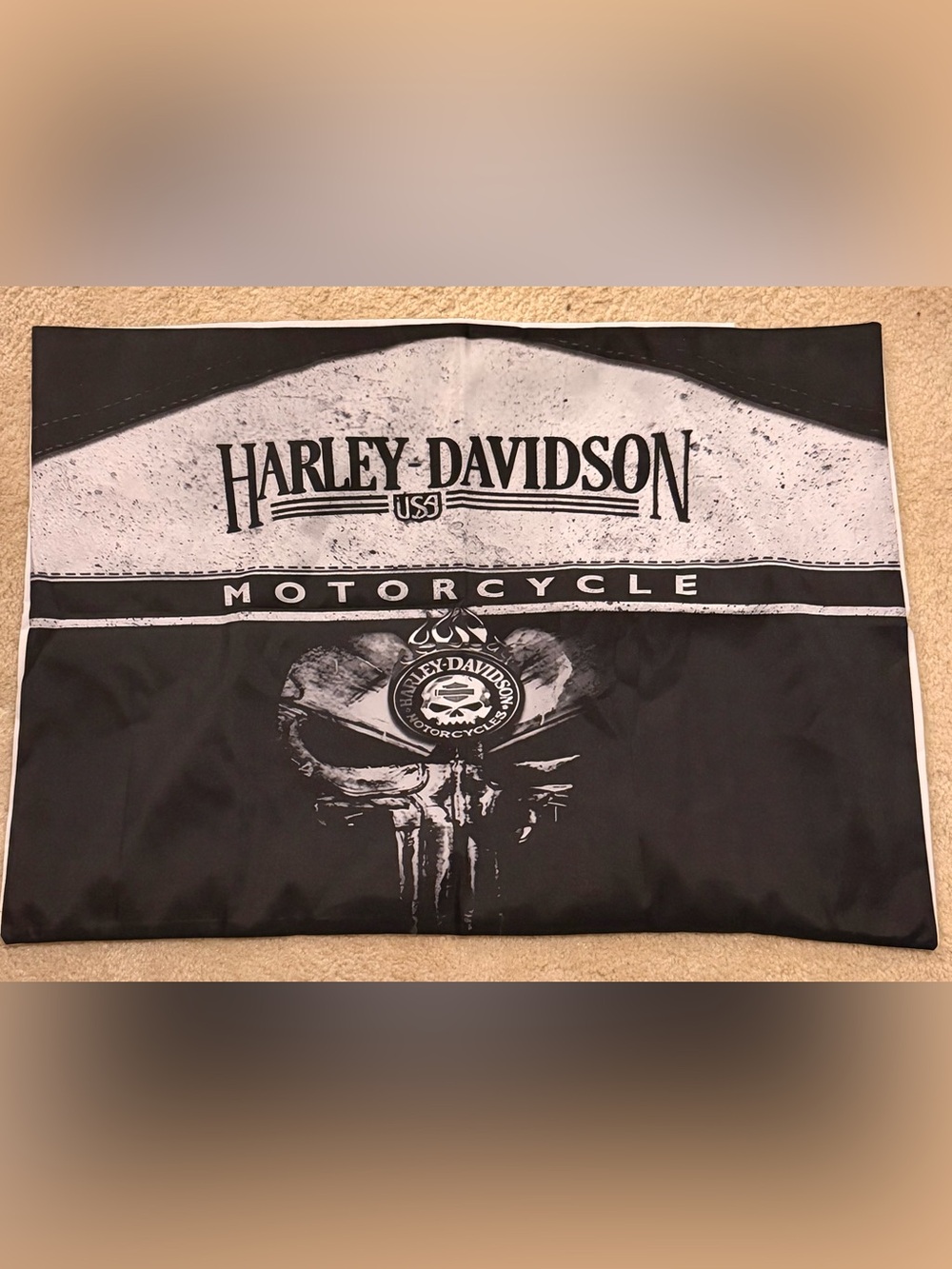 Harley-Davidson Black and White duvet set